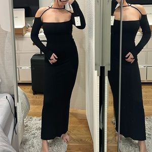 MANRURI long fitted dress